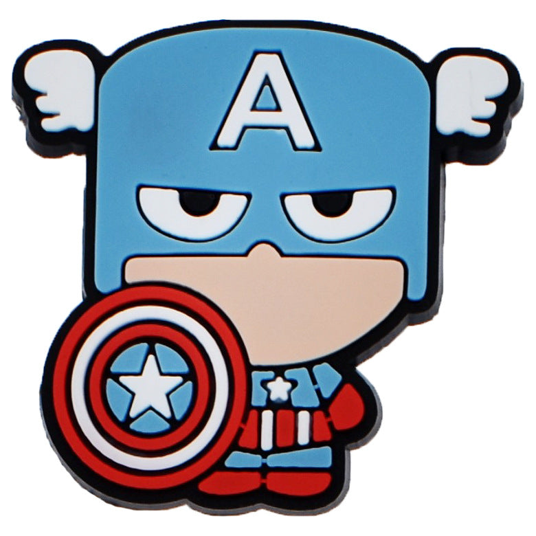 Avengers/super heros superman/spiderman/batman crocs sticker/charm/jibbitz/gibit 2