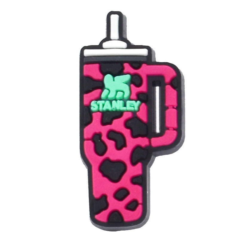 Beverage water/juice cups crocs sticker/charm/jibbitz/gibit