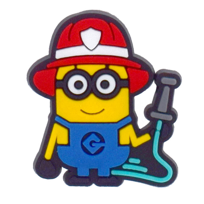 Minions cartoon crocs sticker/charm/jibbitz/gibit