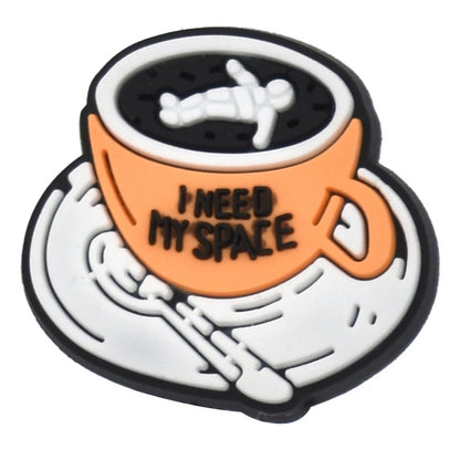 Coffee and Cups crocs sticker/charm/jibbitz/gibit