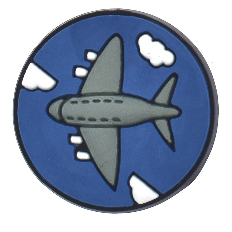 Airplane crocs sticker/charm/jibbitz/gibit