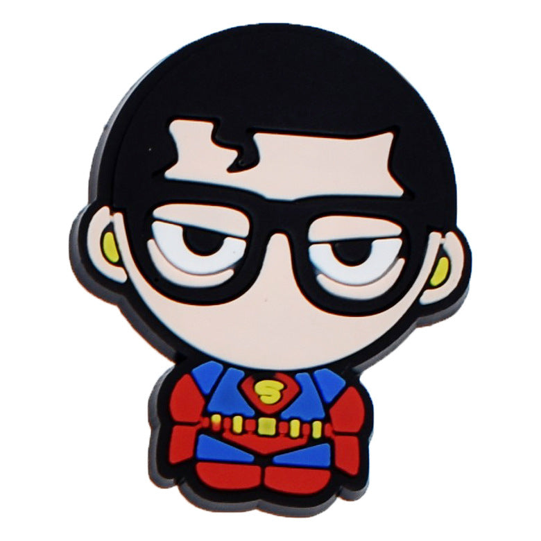 Avengers/super heros superman/spiderman/batman crocs sticker/charm/jibbitz/gibit 2