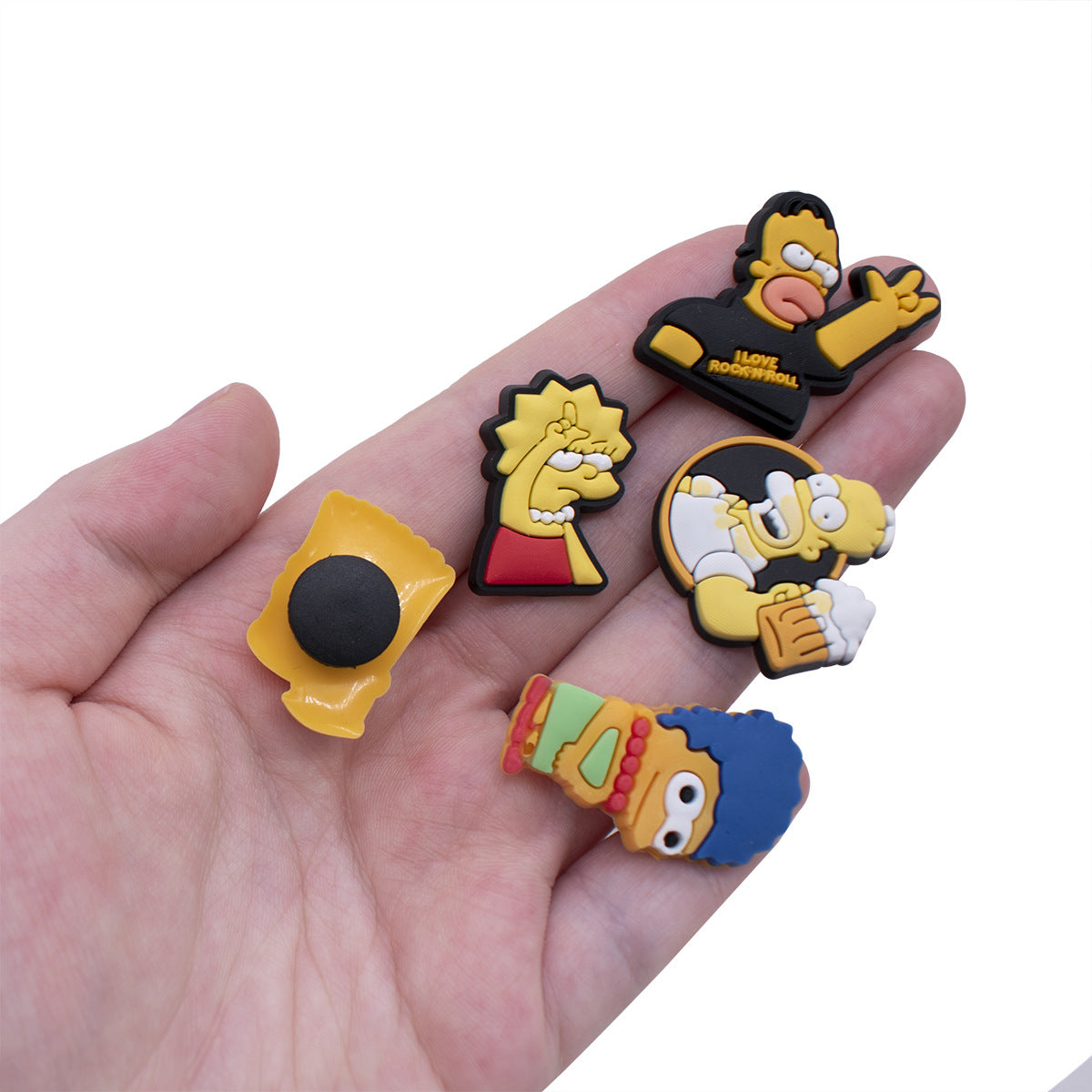 The Simpsons cartoon crocs sticker/charm/jibbitz/gibit