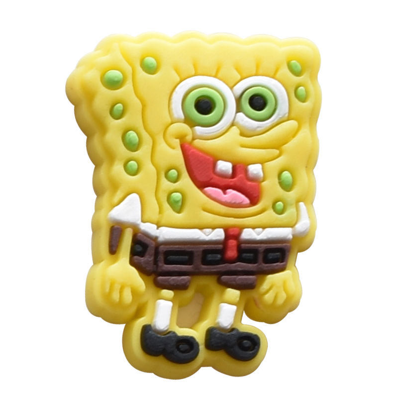 SpongeBob cartoon crocs sticker/charm/jibbitz/gibit 1