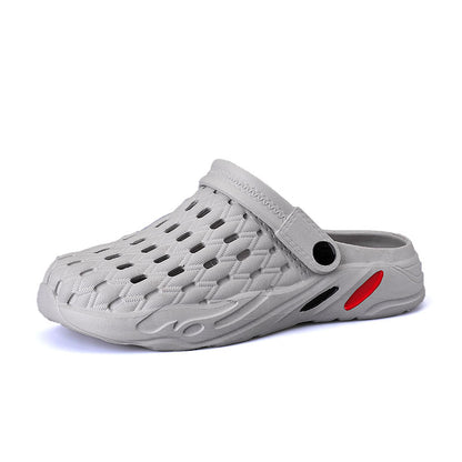 2024 new design comfortable and soft men shoes garden shoes crocs slippers