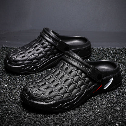 2024 new design comfortable and soft men shoes garden shoes crocs slippers