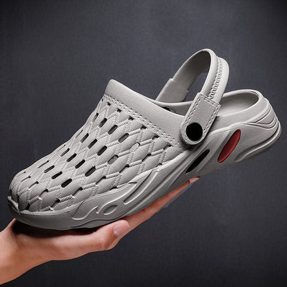 2024 new design comfortable and soft men shoes garden shoes crocs slippers