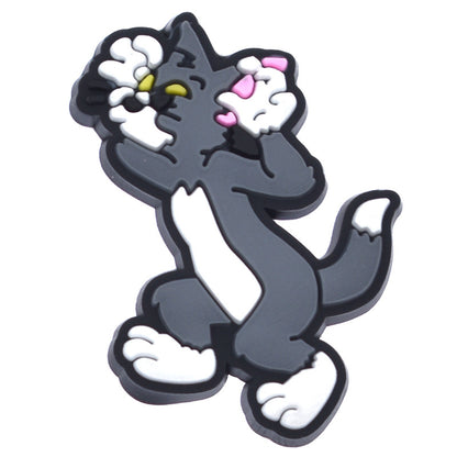 Tom and Jerry cartoon crocs sticker/charm/jibbitz/gibit