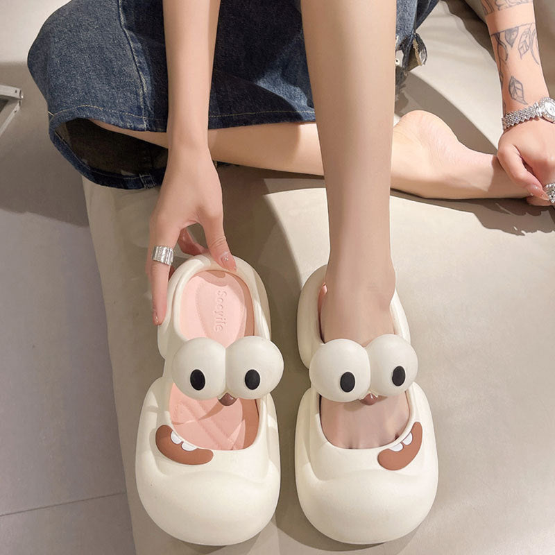 2024 new arrival soft and comfortable crocs garden fashion stylish shoes waterproof slippers for ladies and girls  － heel thickness 4cm