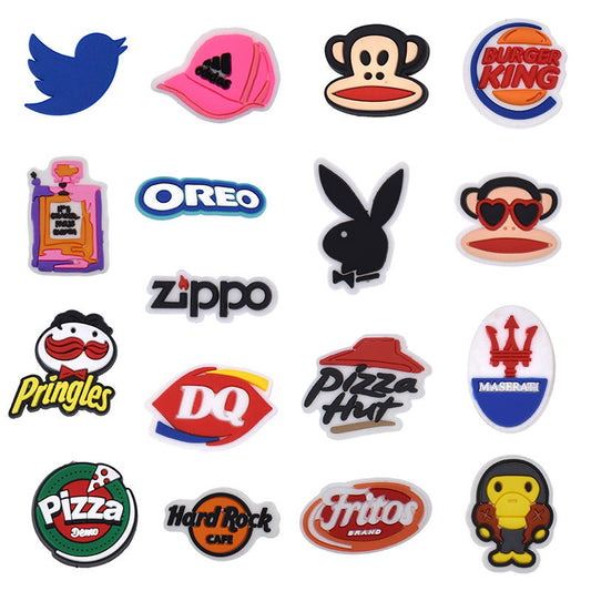 Trademark logos crocs sticker/charm/jibbitz/gibit