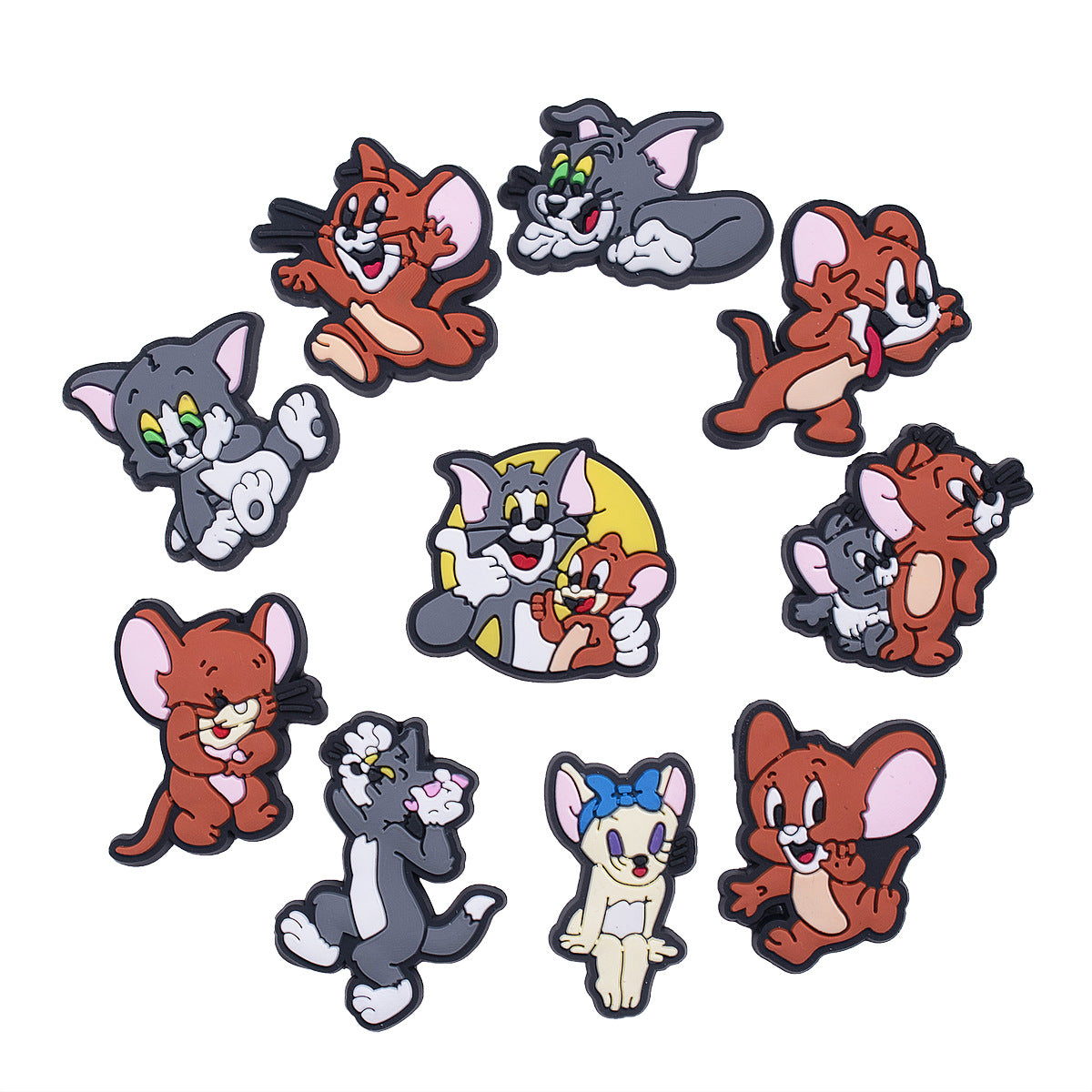 Tom and Jerry cartoon crocs sticker/charm/jibbitz/gibit