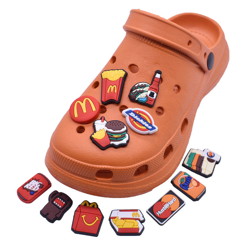 Fried chicken brands crocs sticker/charm/jibbitz/gibit