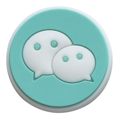 Social platfrom media crocs sticker/charm/jibbitz/gibit