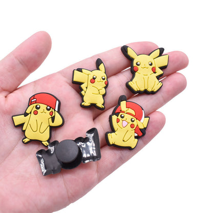 pikachu cartoon crocs sticker/charm/jibbitz/gibit