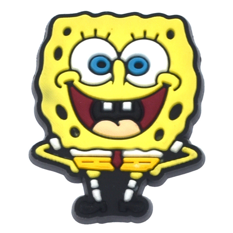 SpongeBob cartoon crocs sticker/charm/jibbitz/gibit 2