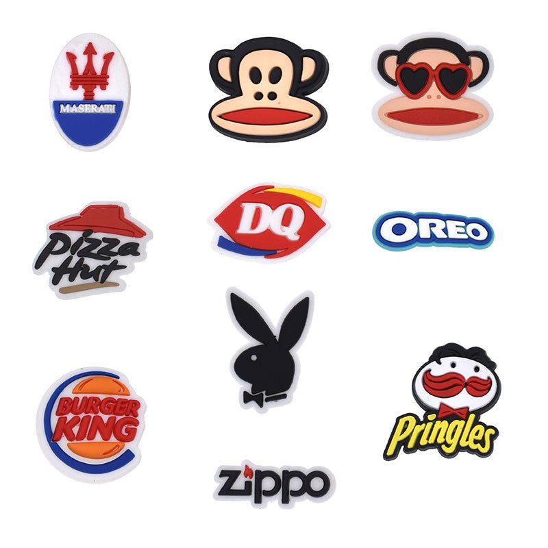 Trademark logos crocs sticker/charm/jibbitz/gibit