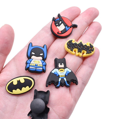 Avengers/super heros superman/spiderman/batman crocs sticker/charm/jibbitz/gibit 1