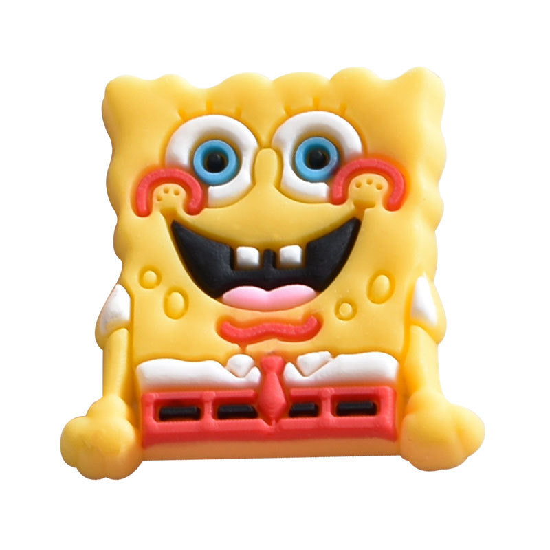 SpongeBob cartoon crocs sticker/charm/jibbitz/gibit 1