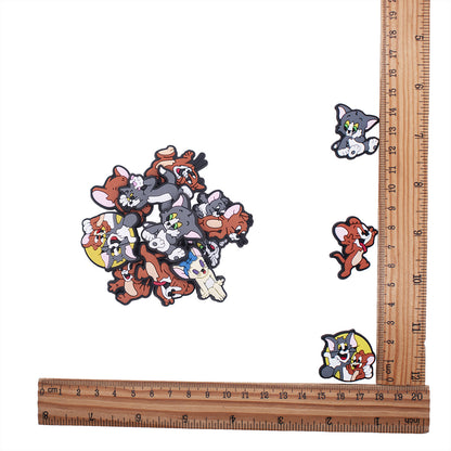 Tom and Jerry cartoon crocs sticker/charm/jibbitz/gibit