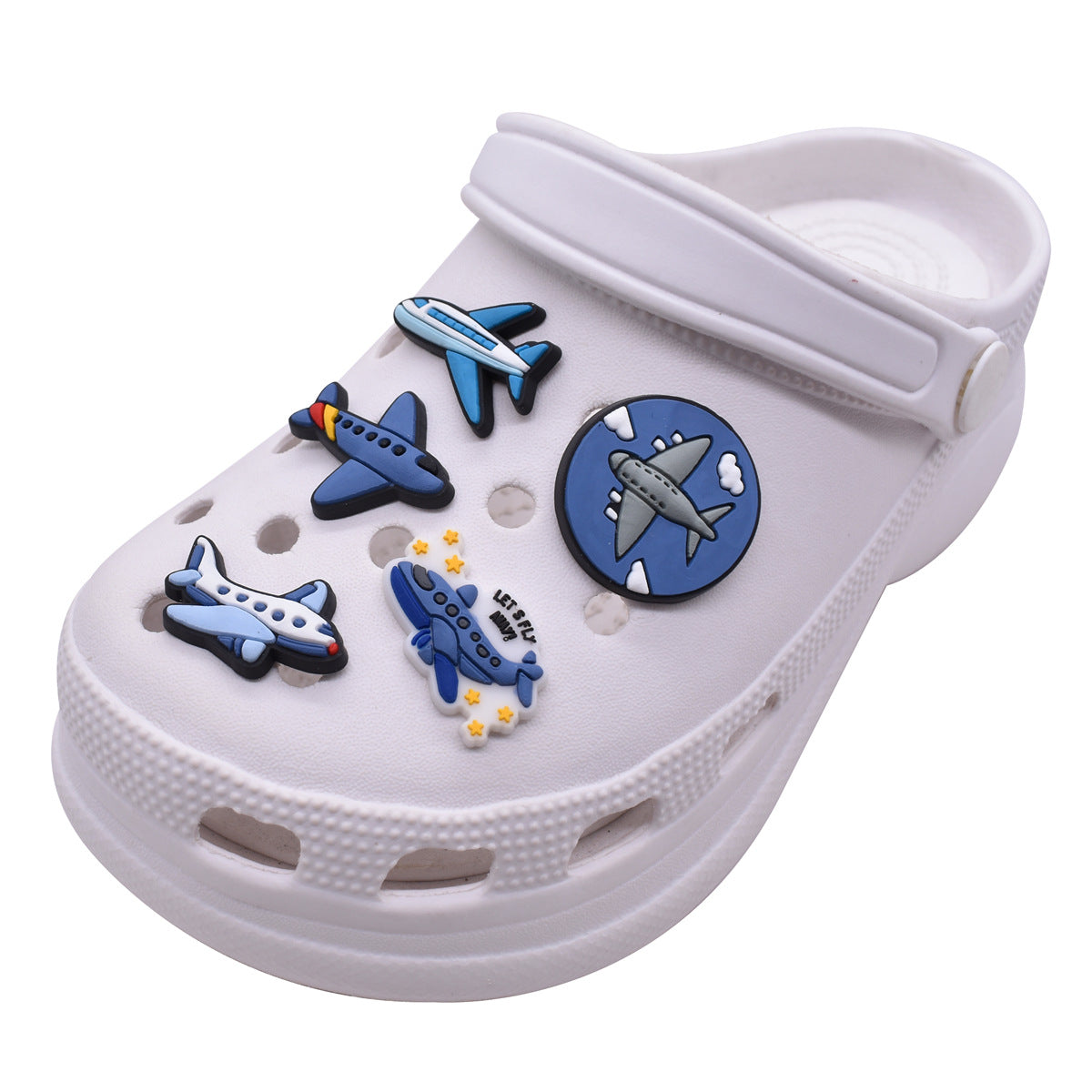 Airplane crocs sticker/charm/jibbitz/gibit