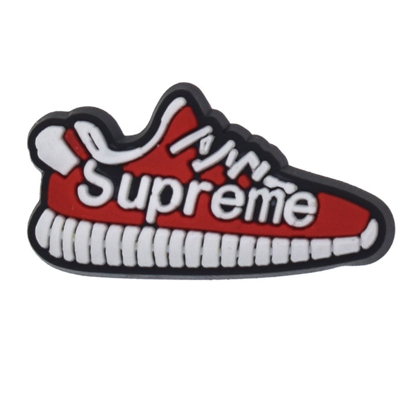 Supreme crocs sticker/charm/jibbitz/gibit