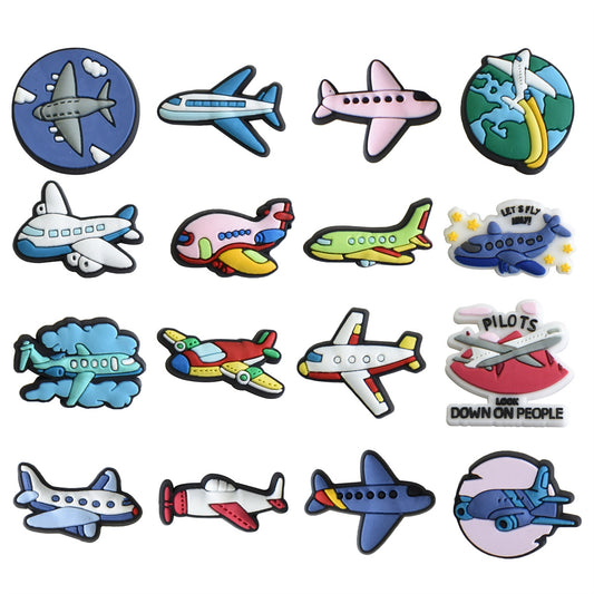 Airplane crocs sticker/charm/jibbitz/gibit