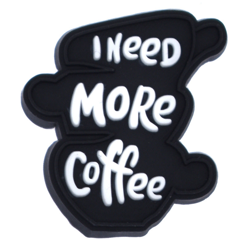 Coffee and Cups crocs sticker/charm/jibbitz/gibit