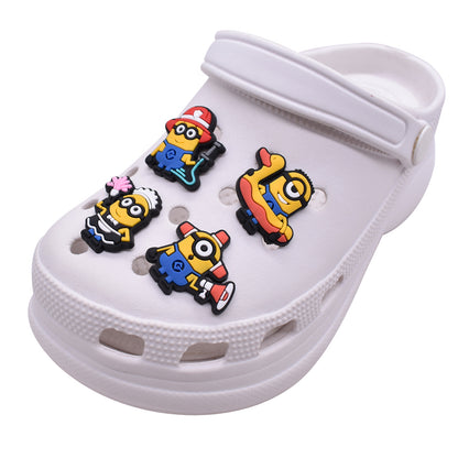 Minions cartoon crocs sticker/charm/jibbitz/gibit