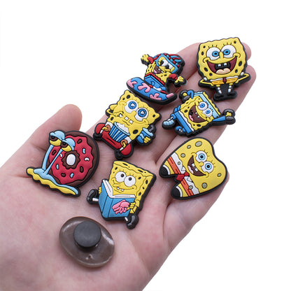 SpongeBob cartoon crocs sticker/charm/jibbitz/gibit 2