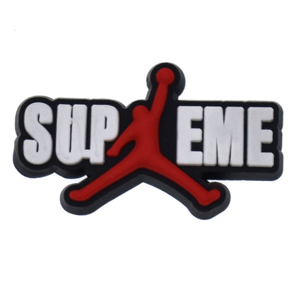 Supreme crocs sticker/charm/jibbitz/gibit