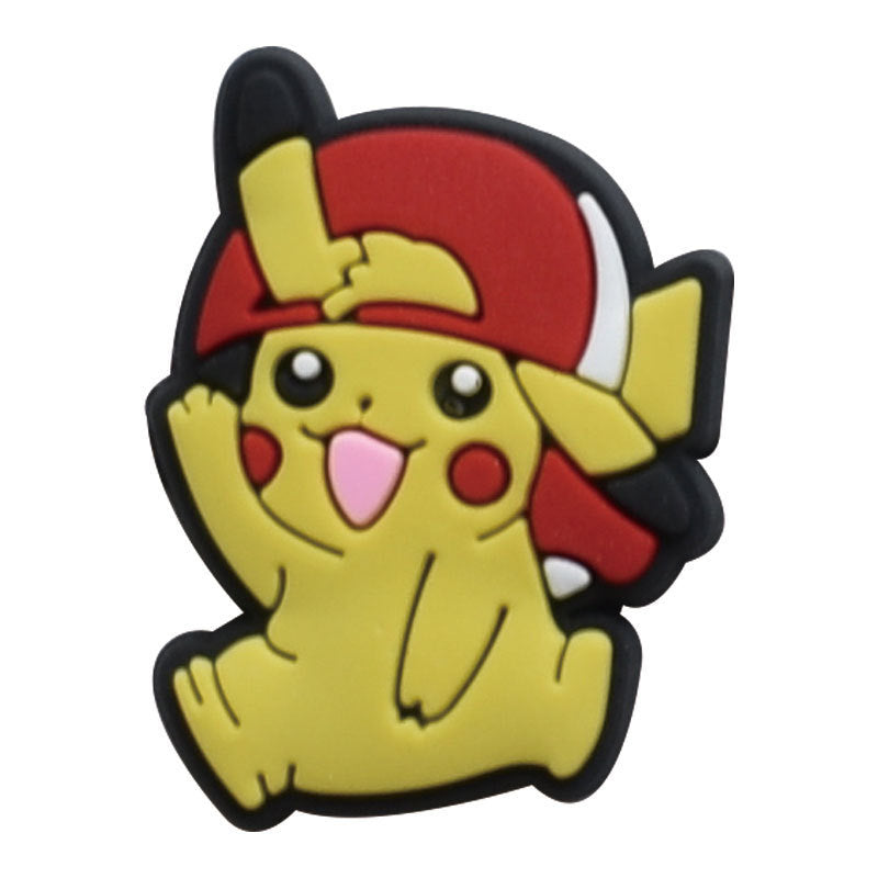 pikachu cartoon crocs sticker/charm/jibbitz/gibit