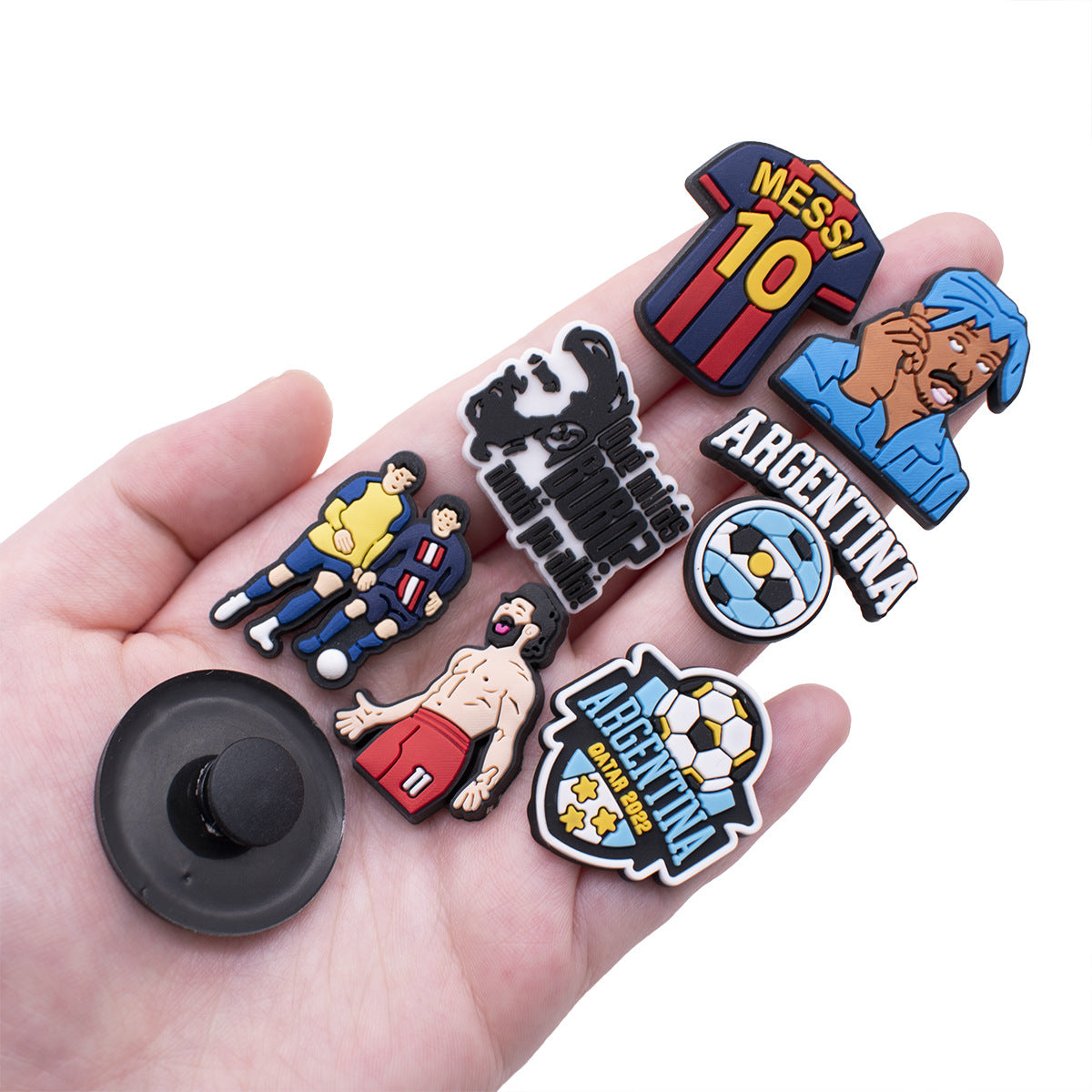 Sports football players / stars crocs sticker/charm/jibbitz/gibit