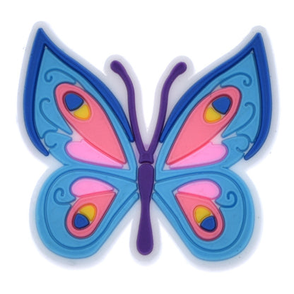 Colorized butterfly crocs sticker/charm/jibbitz/gibit