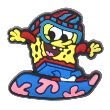 SpongeBob cartoon crocs sticker/charm/jibbitz/gibit 2