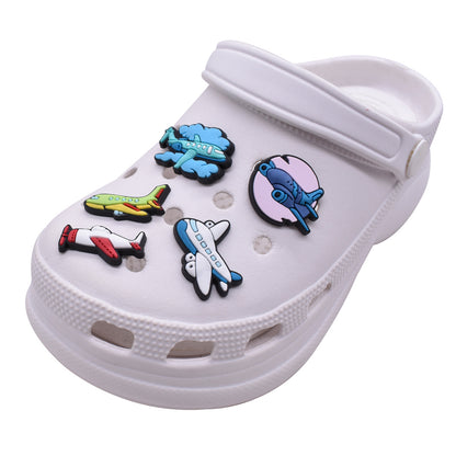 Airplane crocs sticker/charm/jibbitz/gibit