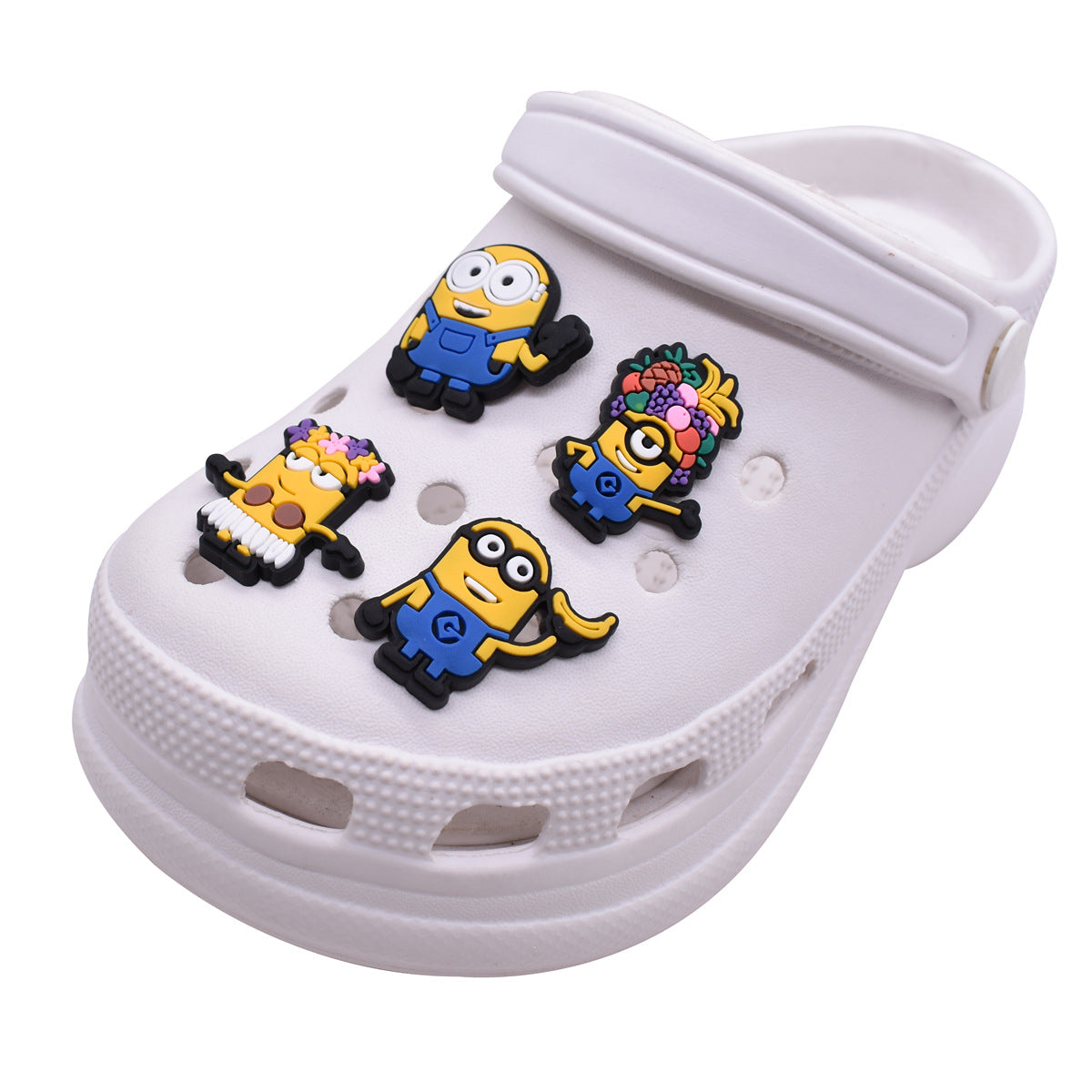 Minions cartoon crocs sticker/charm/jibbitz/gibit